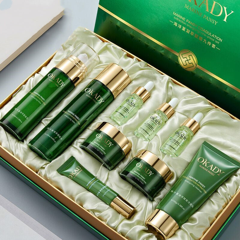 Plant Skin Care Product Set Water Lotion Moisturizing Full Set Of Cosmetics Plant Skin Care Product Set Water Lotion Moisturizing Full Set Of Cosmetics